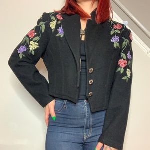 Vintage Floral Blazer